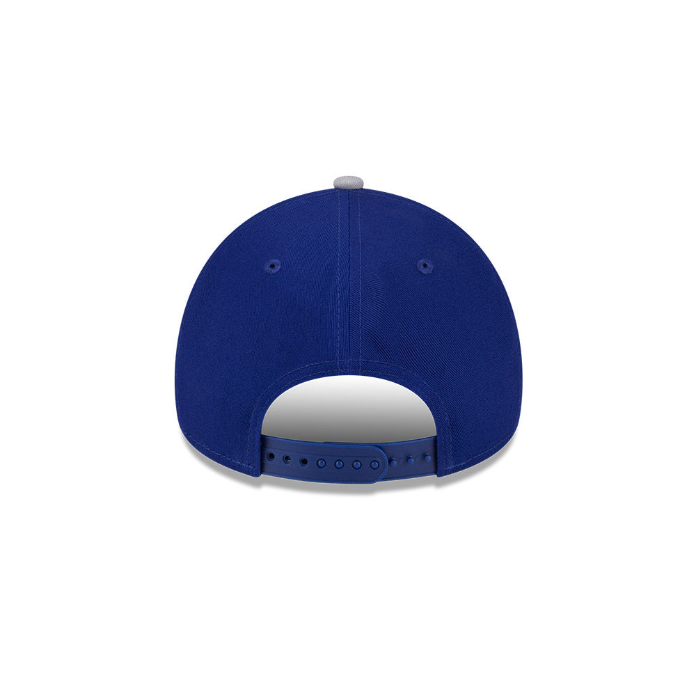 LA Dodgers Hat - Script 2-Tone Official Team Colour 9Forty A-Frame MLB Snapback Cap - New Era
